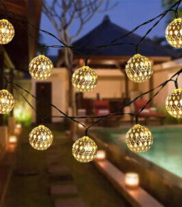 Solar Moroccan Ball String