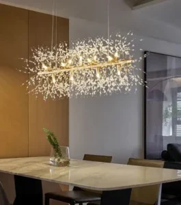 Rectangular Dandelion Chandelier