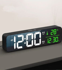 Black Digital Clock