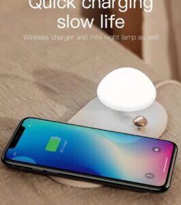 Wireless Charging Mushroom Lamp