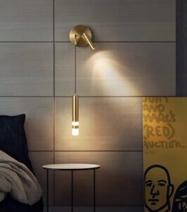 Gold Hanging Spot Light